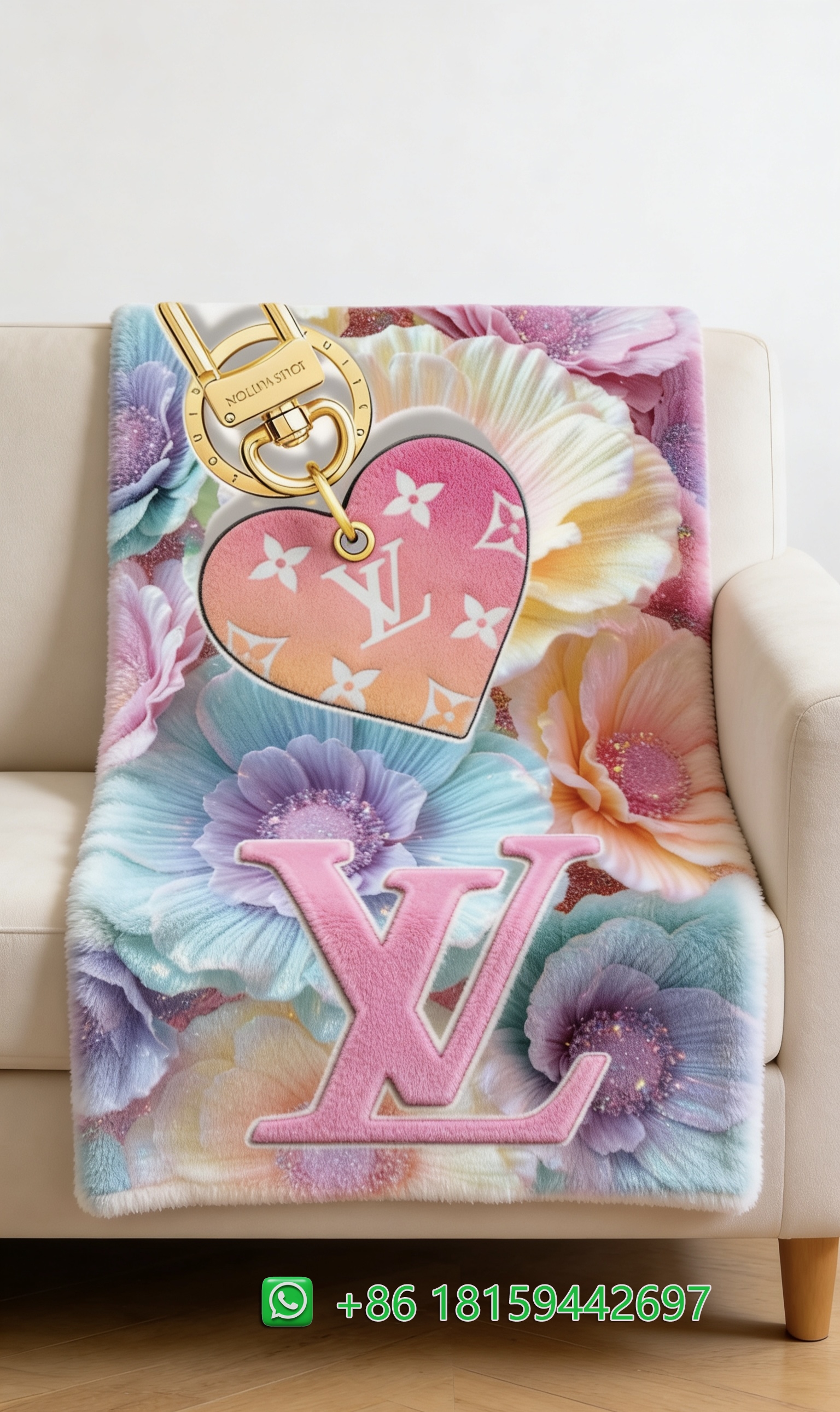 Louis Vuitton Throw Blankets